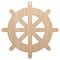 Ship Wheel Nautical Boat Unfinished Craft Wood Holiday Christmas Tree DIY Pre-Drilled Ornament